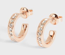 Nano Reifen-Ohrringe in Roségold, Seenita
