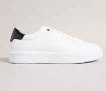 Sneaker mit Dicker Weißer Sohle, Breyon, Leder