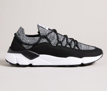 Gestrickte Sneaker in Schwarz, Markyy