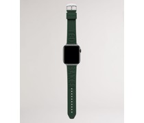 Silicone Logo Apple Watch Strap in Grün, Hyrogn