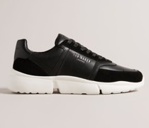Sneaker aus Leder in Schwarz, Cecyle