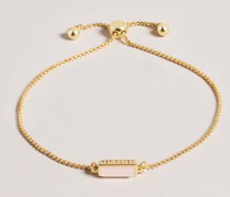 Armband mit Halbedelsteindetails in Blasses Rosa, Glorii