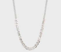 Tbj2725 Chevron Chain Necklace in Silber, Charll