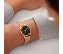 Mesh Strap Watch in Roségold, Lucyia