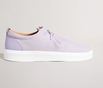 Zeitgenössische Skate-Sneaker in Lila, Treyy, Leder
