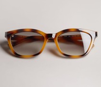 Sonnenbrille mit Cat-Eye-Rahmen in Schildpatt, Taner