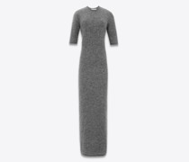 Langes Kleid aus Alpaka Grau