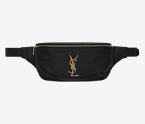 Klassische Cassandre Gürteltasche aus Leder mit Grain-De-Poudre-Struktur Schwarz