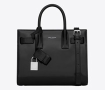 Sac De Jour Nano aus Gebürstetem Leder Schwarz