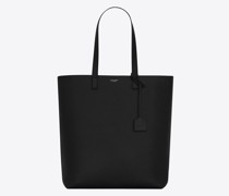 Bold Shopper aus Genarbtem Leder Schwarz