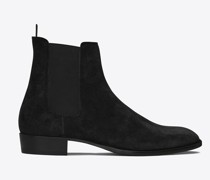 Wyatt 30 Chelsea Boot In Black Suede