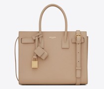Sac De Jour Baby aus Genarbtem Leder Beige