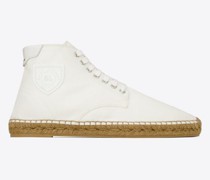 Damon High-Top Espadrilles aus Canvas Weiß