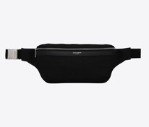 Classic Riementasche In Canvas Schwarz