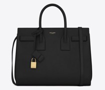 Kleine Sac De Jour aus Schwarzem Leder Schwarz