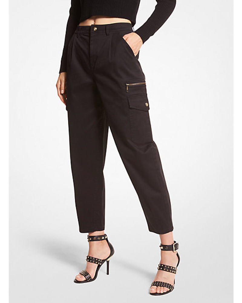 Michael Kors Damen Cargohose aus Stretch-Baumwolle