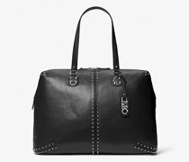 Weekender Astor Extra-Large aus Leder mit Nieten