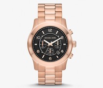 Übergroße Armbanduhr Runway Im Rosé-Goldton