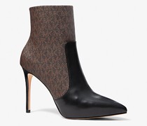 Stiefel Rue aus Logostoff und Leder