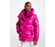 2-In-1-Daunenjacke aus Abgestepptem Nylon