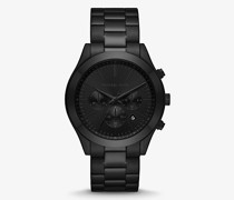 Übergroße Armbanduhr Slim Runway In Schwarz