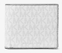 Brieftasche Greyson aus Logostoff mit Münzfach