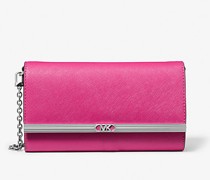 Clutch Mona Large aus Saffianleder