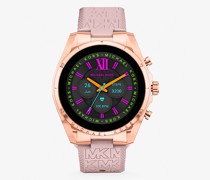 Smartwatch Gen 6 Bradshaw Im Rosé-Goldton mit Silikonarmband und Logo