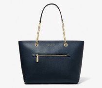 Shopper Jet Set Large aus Gekrispeltem Leder