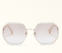 Sunglasses Sonnenbrille Marshmallow Metall + Acetat Damen Sonnenbrille