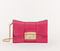 Metropolis Remix Umhängetasche Pop Pink Rosa Kalbsglattleder Damen