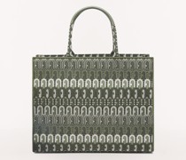 Fura Opportunity Tote-bag Toni Cactus Recyceter Jacquard-stoff Mit Bogen-ogo Damen