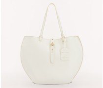 Unica Fura Tote-bag Pure White Nature-kabseder Damen Ledertasche