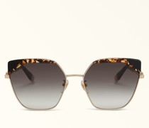 Sunglasses Sfu690 Sonnenbrille Nero Metall + Acetat Damen Sonnenbrille