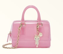 Candy Mini-tasche Pink Pvc + Metall Damen