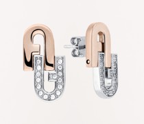 Arch Double COLOR ORO ROSA+COLOR CRYSTAL Ohrringe