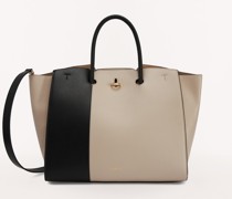 Fura Genesi Tote-bag Fumoon Weiches Roma-kabseder Mit Coorbock Und Aufnähern Damen