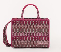 Opportunity Tote-bag Toni Fucia Mehrfarbig Jacquardgewebe Ethno Bogenlogo Damen Shopper-Tasche