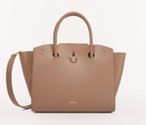 Genesi Tote-bag Greige Weiches Kalbsleder Daen