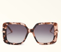 Sunglasses Sonnenbrille Pink Havana Acetat + Metall + Nylon Damen Sonnenbrille