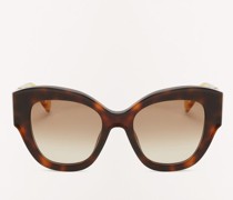Sonnenbrille Havana Braun Acetat Damen Sonnenbrille