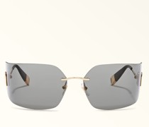 Sunglasses Sonnenbrille Nero Metall Damen Sonnenbrille