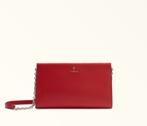 Camelia Mini-tasche Rosso Veneziano Strukturiertes Leder Damen Mini-Umhängetasche
