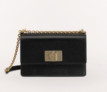 1927 Umhängetasche Nero Strukturiertes Leder Damen Mini-Umhängetasche