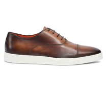 Braune Oxfords für Herren aus Leder