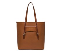 Brauner Shopper aus Leder