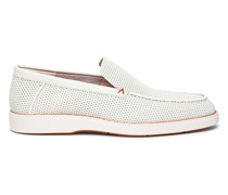 Weiße Loafer für Herren aus Leder