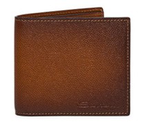 Braunes Portemonnaie aus Saffiano-Leder