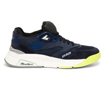 Men’s blue leather and fabric Hy-Run sneaker