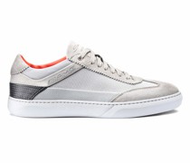 Santoni for AMG - Grau Sneaker für Damen aus Stoff, Veloursleder und Leder